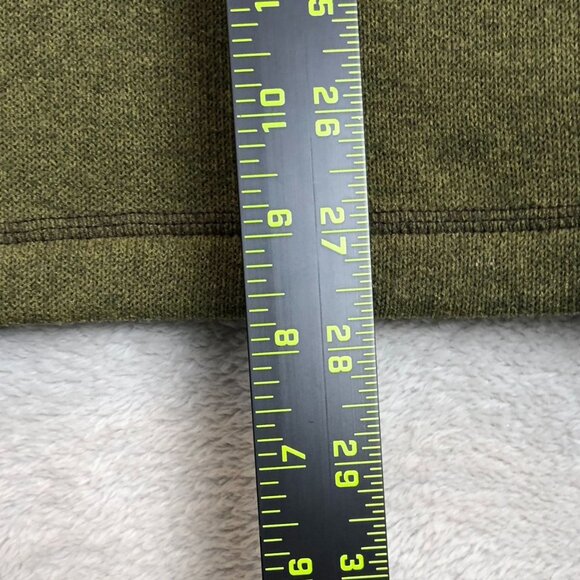 Columbia Men Jacket Large Pullover Sherpa Lined Cozy Green 1/4 Zip Fleece Casual - Picture 4 of 12